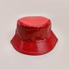 Cappelli a secchiello in pelle verniciata di nicchia Nuovi unisex Parasole Semplici Traspiranti Bicolore Versatili Moda Personale Cappelli da pescatore