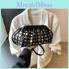 Punk Rivet Style Decoration Women Casual Shoulder Crossbody Bag For Daily Use
