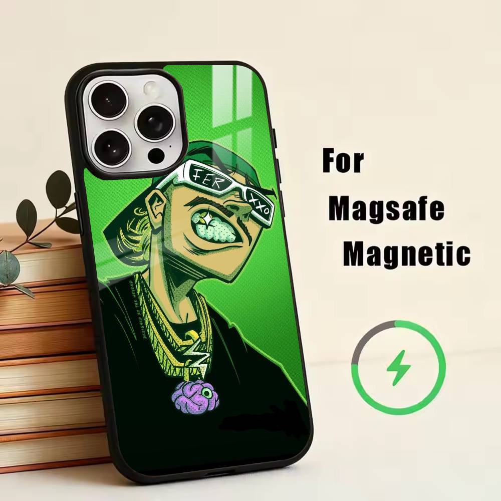 Singer F-Ferxxo SIXDO Phone Case For iPhone17,16,15,14,13,12,11 Plus,Pro Magnetic For Magsafe Wireless Charging