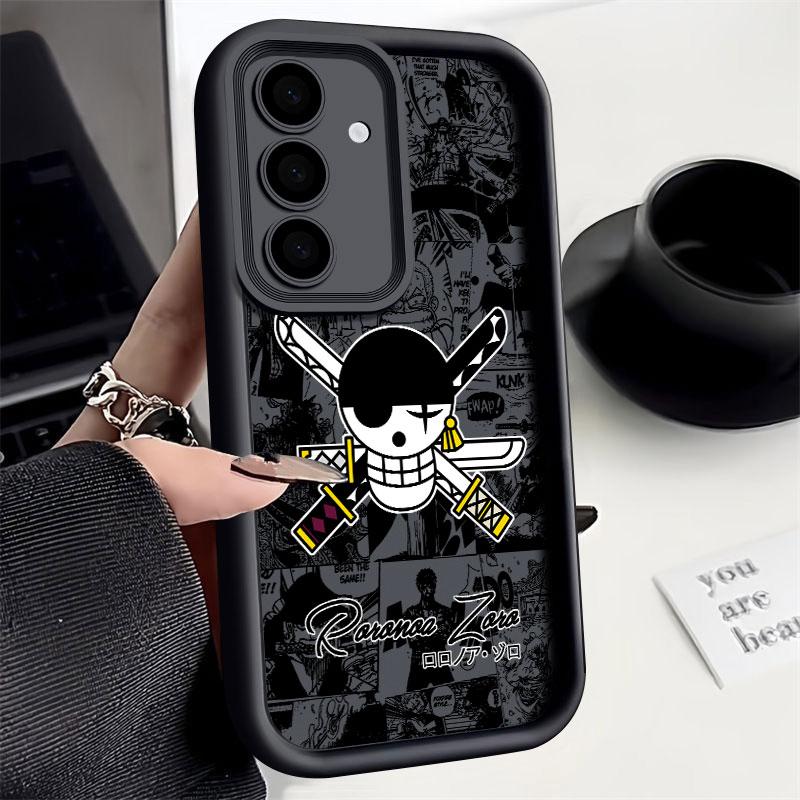 Anime Logo One Pieces Phone Case For Samsung S26 S25 S24 S23 S21 S20 Ultra Luffy Funda For Galaxy S25 S24 FE S26 Plus Soft Cover