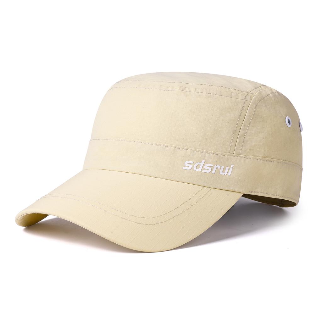 Simple small letter quick-drying baseball cap outdoor mountaineering sports sunshade flat top cap batch