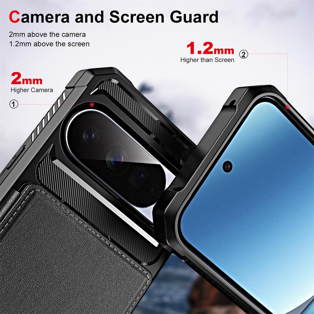 Left-Right Flip Card Slot Wallet Leather Phone Case for Google Pixel 7 8 9 10 Pro XL Shockproof Pocket Cover for Pixel 9A 8A 7A