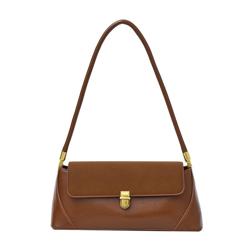 Minimalist Chic Loaf Bag Women PU Leather Crossbody Shoulder Small Size Style Zip