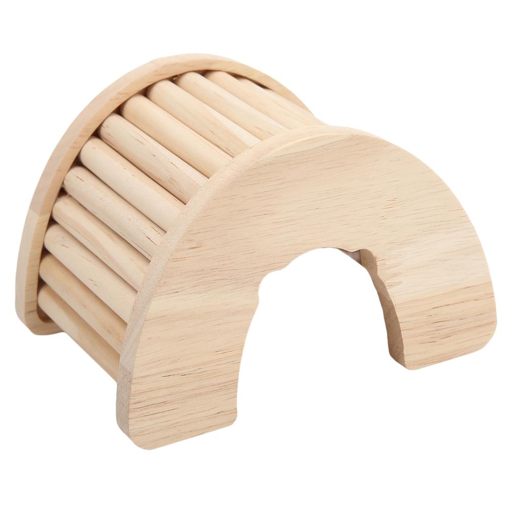 Wooden Hamster Arch Bridge Multifunction Wooden Bridge Toy for Rat Guinea Pig Chinchilla Ferret Golden Bear