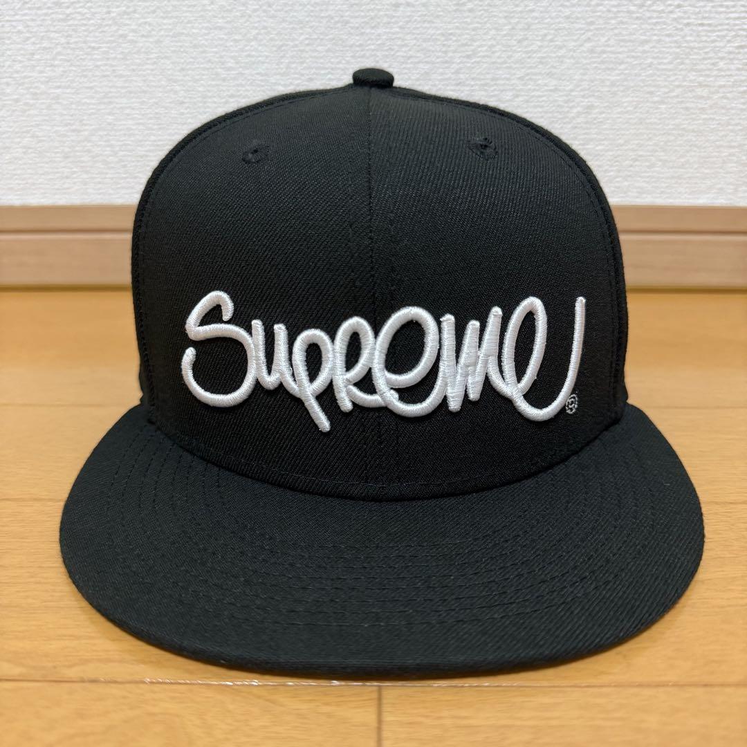 

[USED] Supreme Handstyle New Era Black 58.7 22ss