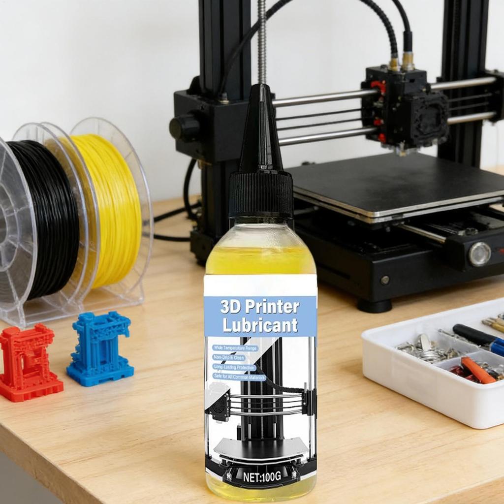 100g 3D Printer Lubricating Oil Precision Lubricant for Linear Rails Screws and Bearings Reduce Friction and Noise