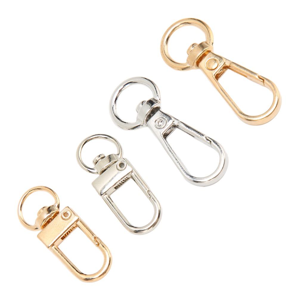 40pcs Gold Swiveling Clasps Silver Lobster Claw Clasps Purse Making Lobster Clasps Packpack,