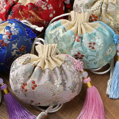 Cloth Hanging Decoration Chinese Style Storage Bag Women Jewelry Bag Empty Sachet Purse Pouch