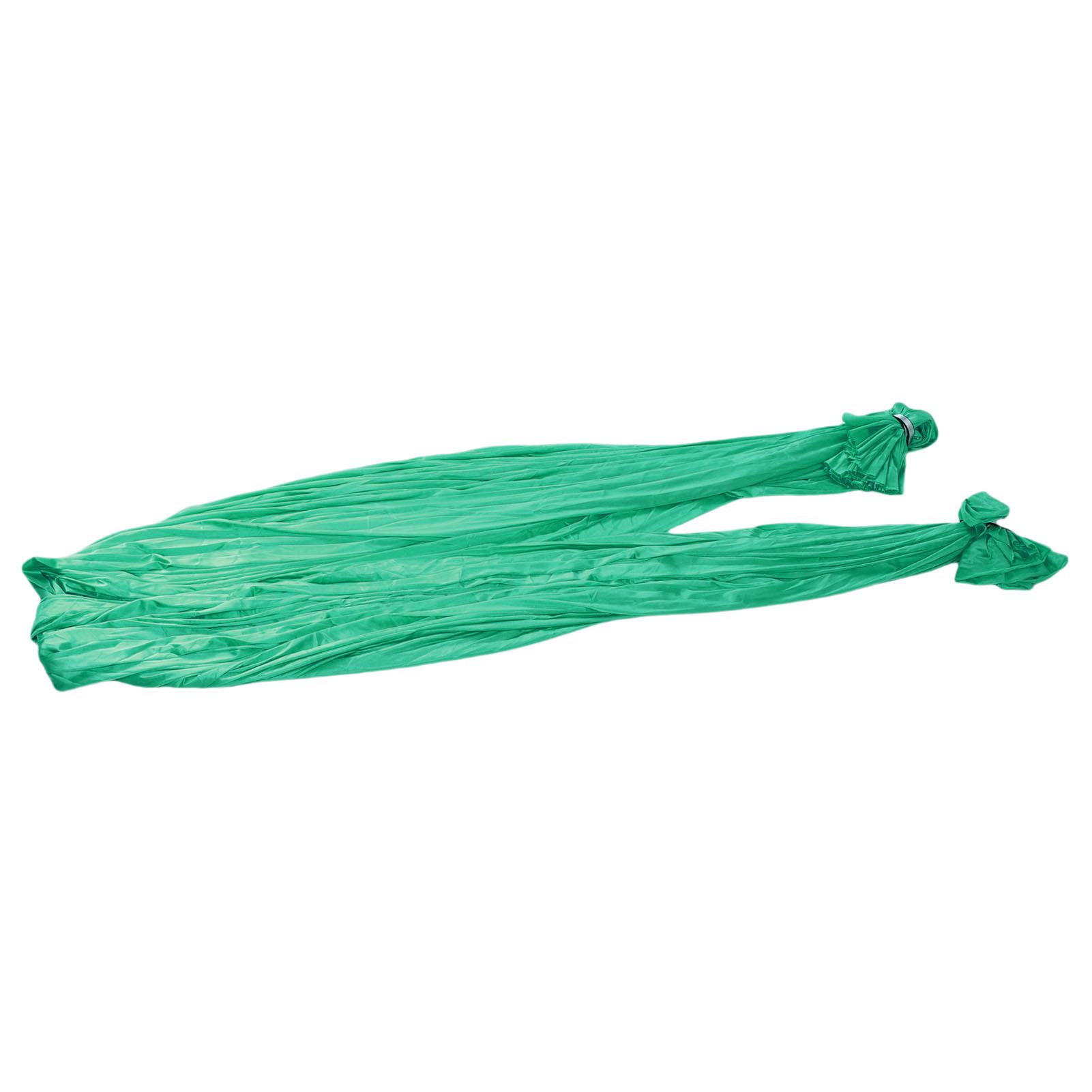 Aerial Hammock Indoor Soft Elastic Polyester Aerial Silk Swing for Fitness Acrobatics Meditation Green