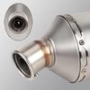 51mm Oval Straight Stainless Steel Exhaust Tailpipe for Motorcycle Modification