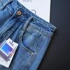 Women's High-Waisted Stylish Wide-Leg Harem Jeans - Slimming Autumn-Ready Curved Scimitar Pants