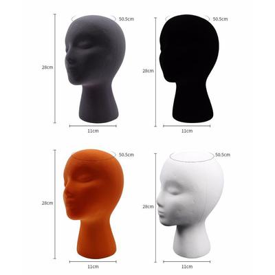 Female Mannequin Head Model Headwear Display Stand Women Mold DIY Shooting Props
