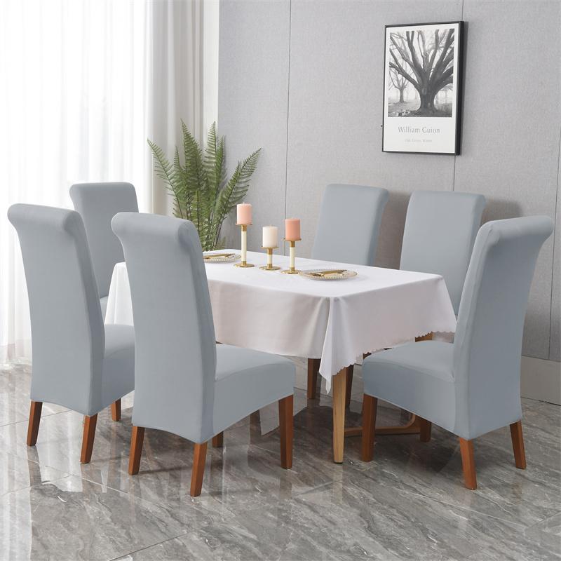 Nordic Abnehmbare Anti-Schmutz Sitz Stuhl Abdeckung Spandex Küche Abdeckung Für Bankett Hochzeit Abendessen Restaurant Moderne Wohnkultur