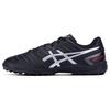 Ds Light Club Round Toe Lace-Up TF (Rubber Studs) PU Soccer Shoes Men Soccer Shoes Black 1103A076-001