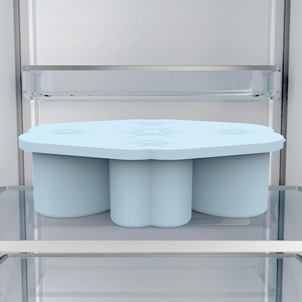 Upgraded Silicone Ice Tray And Mold Large Size Cylindrical Coffee Ice Tray For Refrigerator With Lid And Glass Accessories