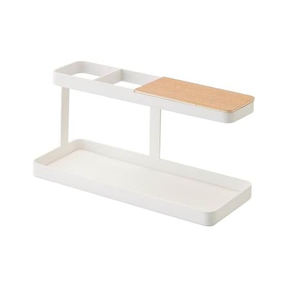 Yamazaki Jitsugyo Desk Bar White Approx. W24.5 x D9.7 x H11.3cm Tower 2299