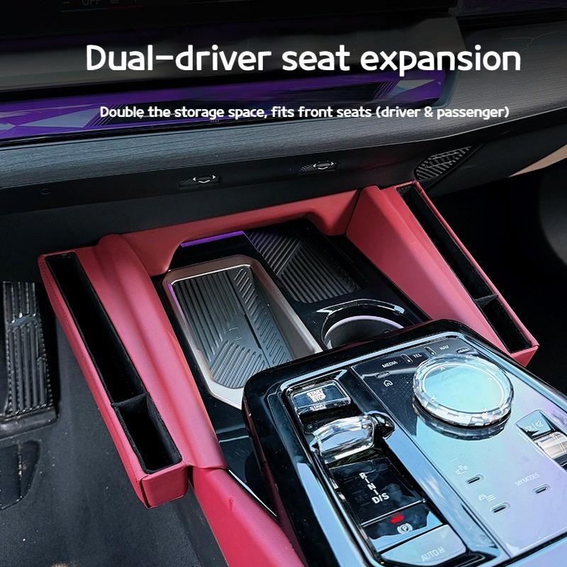 For BMW 5 Series I5 G60 2025-2026 Central Control Storage Box Seat Gap Box Interior Decoration Items Car Interior Accessories