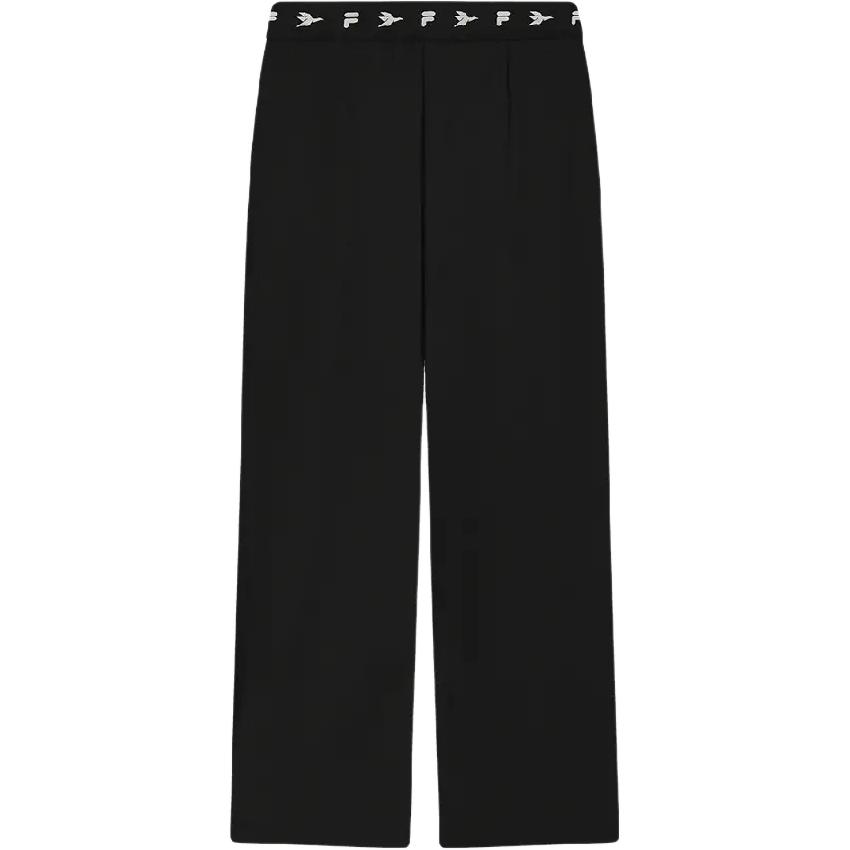 New FILA SS25 Casual Pants Women's Jet Black F11W538604F-BK