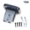 1/2set 50A Cable Connector Plug Battery Quick Connect Disconnect Connector Flush Mount Bracket Panel Cover For Caravan Camper