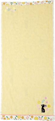 Marushin Face Ghibli Delivery Service Botanical 34 X 80 Cm Towel, Kiki's Jiji, 1005041200,