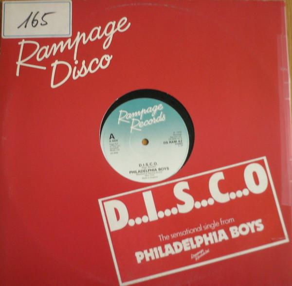 

12inch Record PHILADELPHIA BOYS D.I.S.C.O. DSRAM42 Rampage Records 1979 UK SoulFunk Used