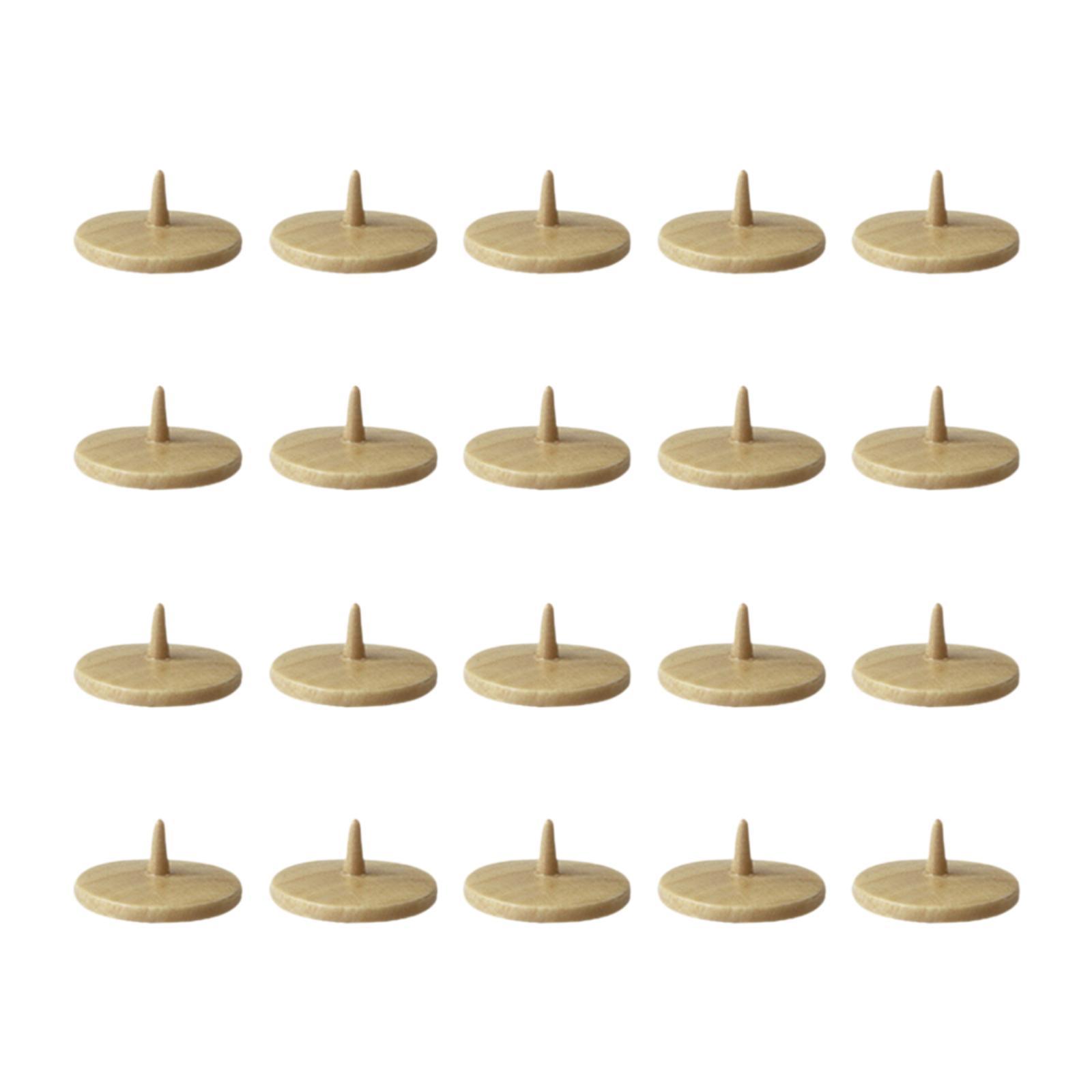 

20Pcs Golf Ball Markers Round Accessories Wooden Premium Golf Position Marker for Golf Course Sports Practice Golfing Men Women