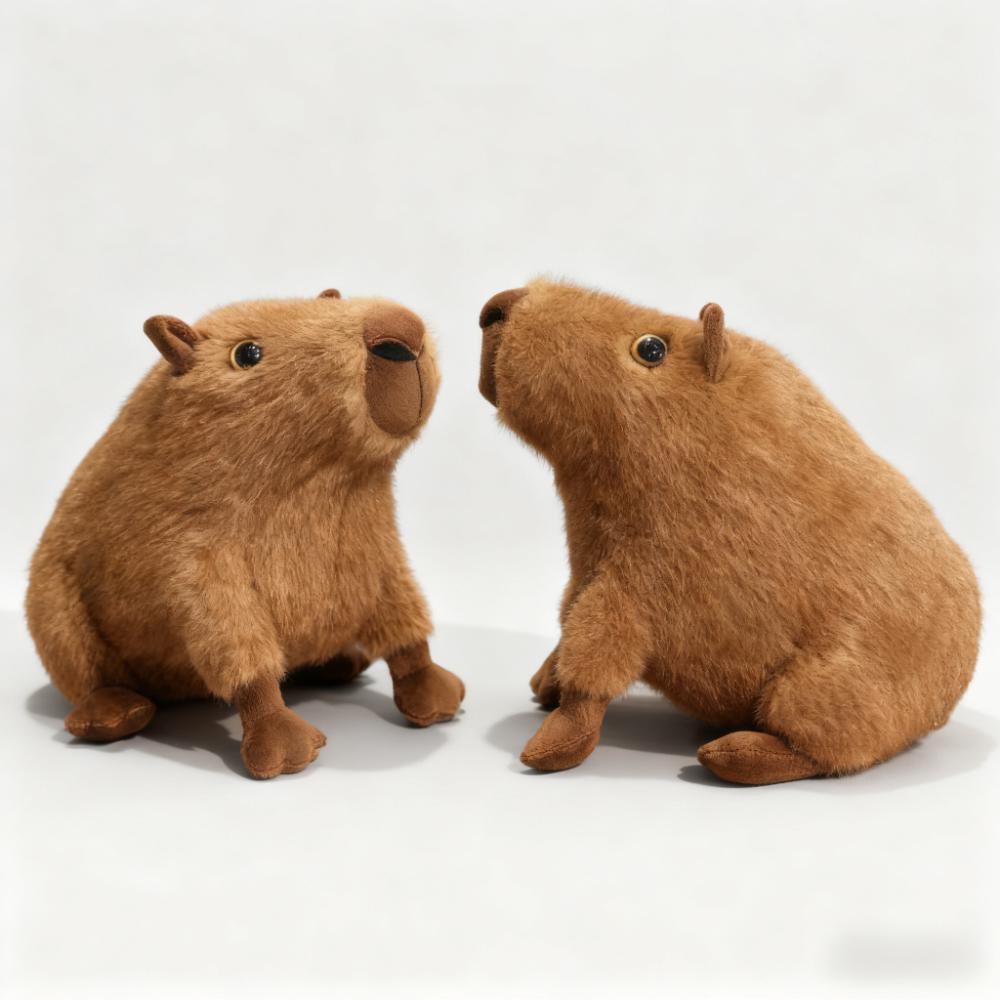 Realistic Capybara Plush Stuffed Animal Toy for Boys Girls Kid Companion Doll Desk Decoration Cute Soft Kawaii Gift Present Idea