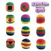 3/6/12Pcs Hand-Made Knitted Footbag Funny Crochet Colorful Small Kick Sack Juggling Balls Indoor Outdoor Games