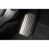 For Honda Accord 10Th 2018-2022 Silver Steel Inner Footrest Pad Pedal Cover Trim