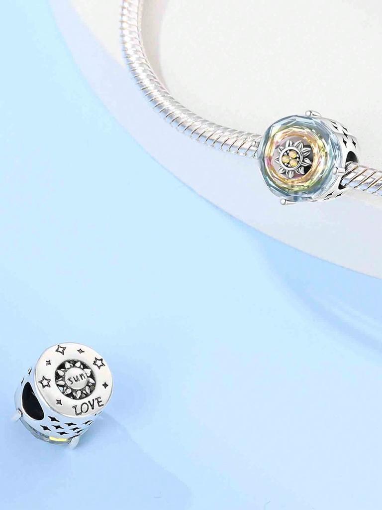 Charms Plata Wonderland Dreaming Rabbit Clock Beads Copper Plated Fit Copperoriginal Bracelet For Jewelry Making Diy Charm