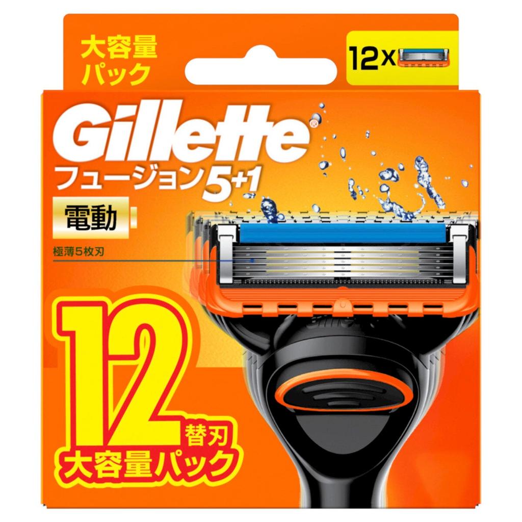 Gillette Gillette Fusion Electric Shaver Razor 12 Replacement Blades