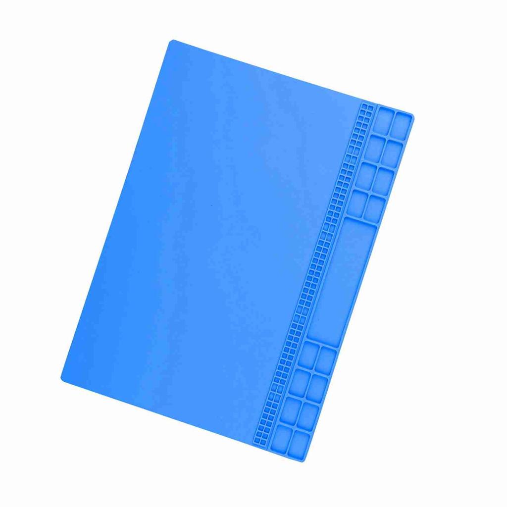 Heat Resistant Phone Computer Maintenance Platform Heat Insulation Pad Mat Dark Blue