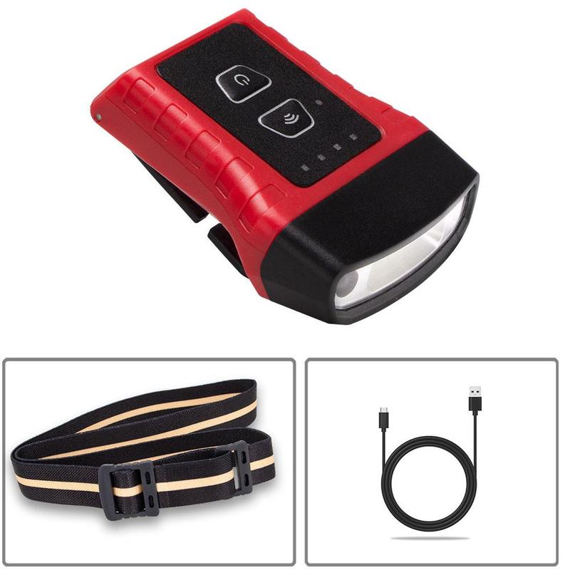 LED Cap Hat Visor Light Motion Sensor 