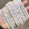 Jingde Transparent Morganite Round Beads - Candy Color Crystal DIY Jewelry Accessories