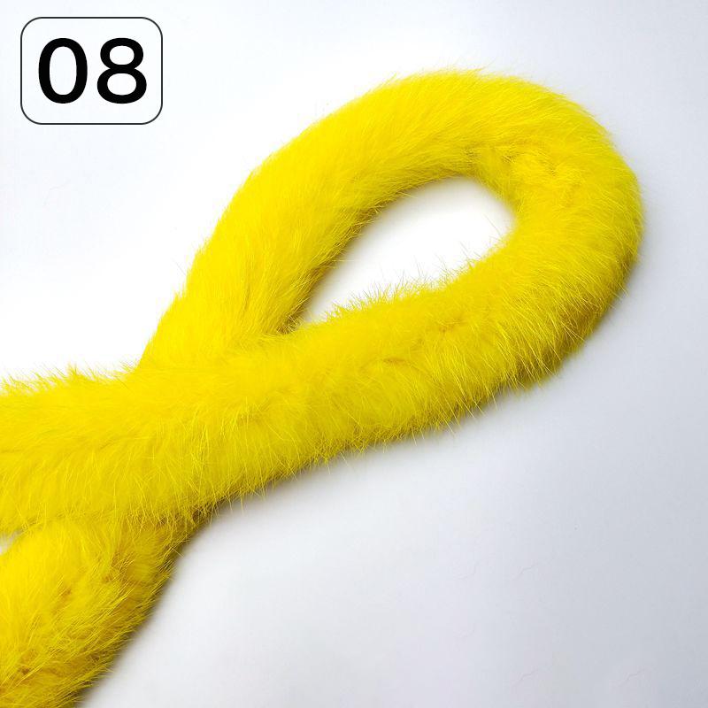 1 Meter Soft Artificial Rabbit Fur Furry Ribbon 6cm Fluffy Tapes DIY Trimming Hanfu Cloak Garment Edge Sewing Crafts Accessory