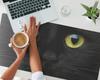 Anti-Slip Gaming Mouse Pad Cat Eyes Close Up 100x50 cm