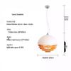 Retro Sunset Orange Pendant Light for Warm Bedrooms, Dining Rooms, and Tea Shops