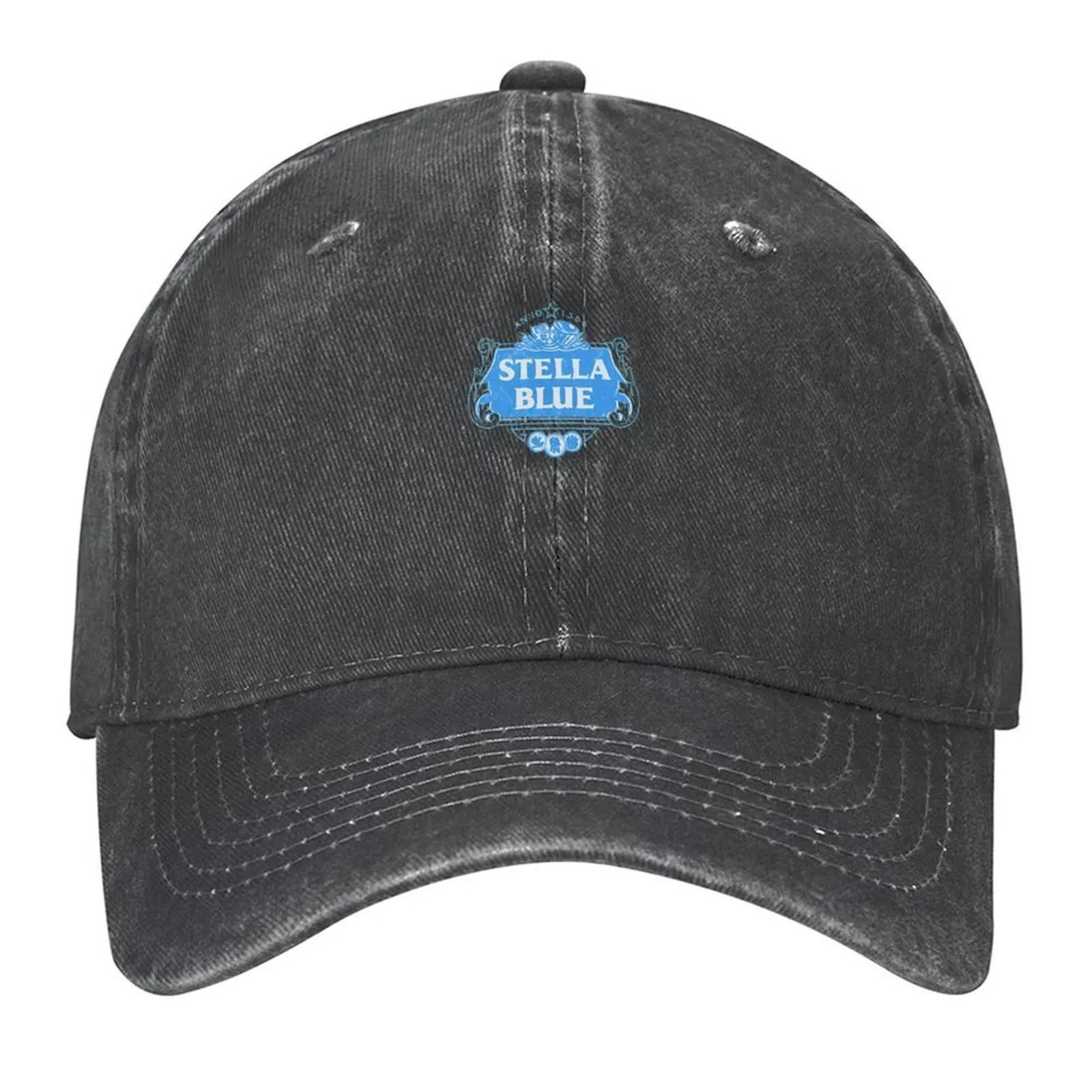 Stella Blue Classic T-Shirt Baseball Cap Rugby Sunscreen luxury caps Anime Hat Boy Women s промывают черный