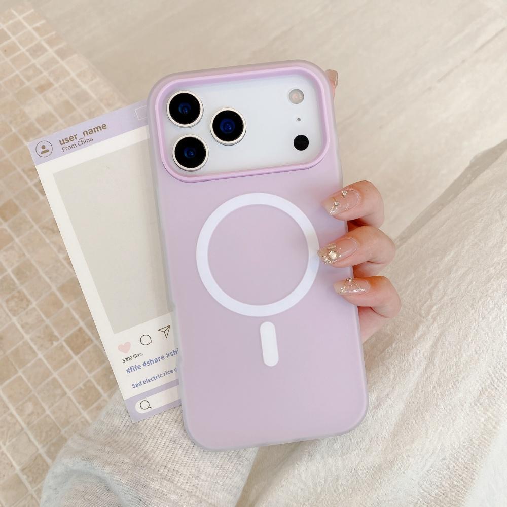 Candy Matte Case for iPhone 17 Air 16 15 14 13 12 11 Pro Max Plus 17ProMax Soft Silicone+Hard PC Translunt Back Cover