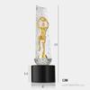 Customized Metal Figure Sculpture Crystal Trophy Basketball, Football, Running, Table Tennis, Martial Arts, Cycling, Golf Trophy