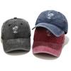 1 Stück Retro Gewaschene Bestickte Baseballkappen für Männer Frauen, Outdoor Freizeit Verstellbare Multifunktionale Papa Hüte für Urlaub, Täglich