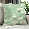 Art MMint green fresh backgrounded Cushion Cover Cushion Cover Set Pcs x x x Pillowcase Decorative Sofa Home Decor