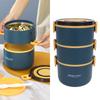 2200ml Insulated Lunch Box 304 Stainless Steel Food Jar Convenient Lunch Container  School Use