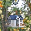 Garden Yard Hanging Bird Feeder Metal House Design Squirrel Proof Hummingbird Feeder