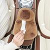 Car Tissue Box Capybara Plush Car Backseat Hanging Tissue Bag Box Plush Holder Car Interior Decoration