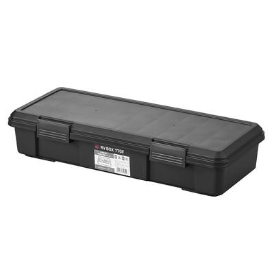 Iris Ohyama RVBOX 20L Storage Box, Outdoor Storage Container, 77cm Wide X 32cm Deep X 15.5cm High, RV770F, Charcoal Gray