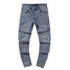 Moda Americana High Street Buco & Patch Trendy Retro Pantaloni Denim Dritti ami