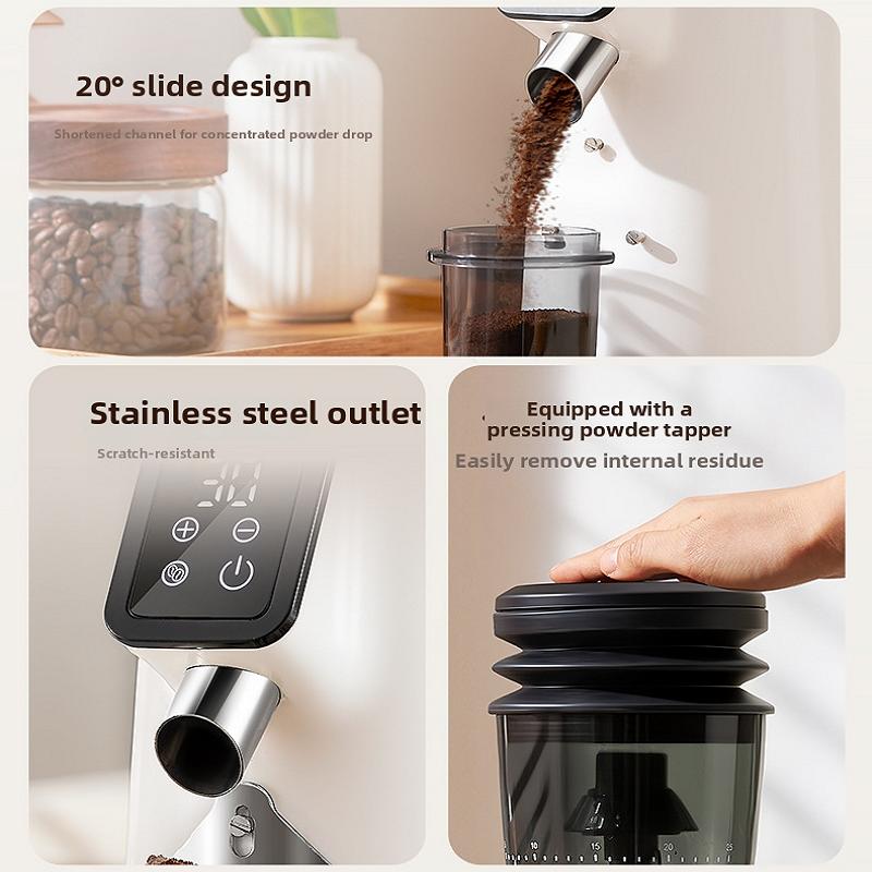 Molinillo de Café Eléctrico, Molinillo Dosificador Totalmente Automático para Uso Doméstico y Comercial