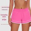High-Waisted Women's Running Dolphin Shorts - Quick Dry, Lined with Zipper Pocket