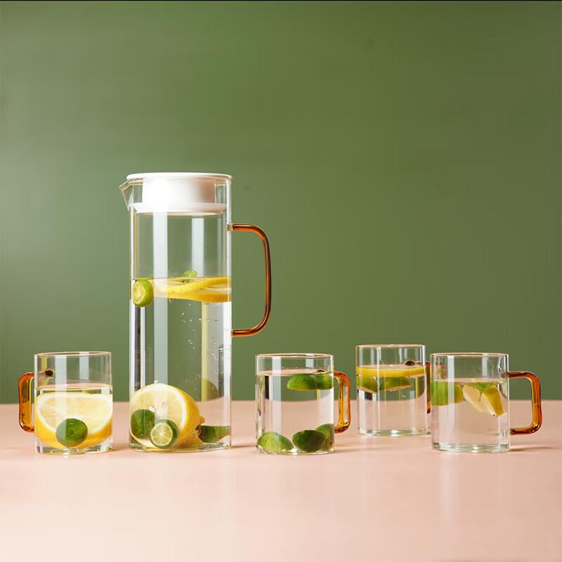 BAILOCK Heat-Resistant Glass Water Set